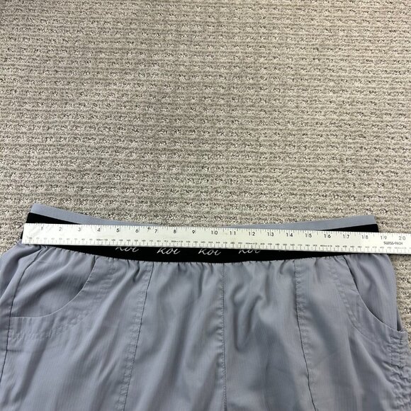 Koi Scrub Pants Women Size XL Regular Slim Fit Gray Stripes Casual Uniform - Picture 11 of 15